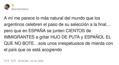 Y es por eso que todo el mundo odia a los argentinos