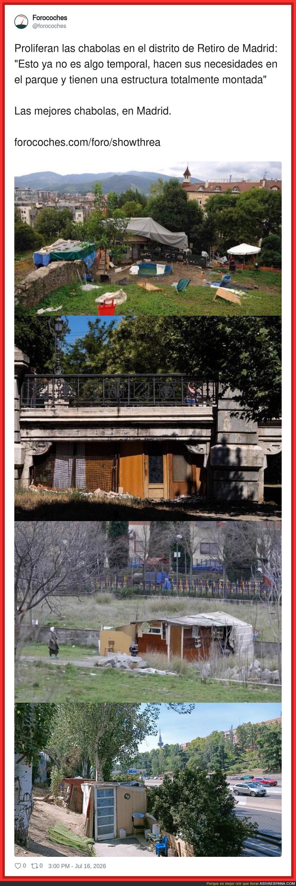 Madrid: donde las chabolas tienen mejor arquitectura que los pisos de 800 pavos al mes