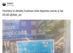 Cerrando a las 21 para que b&aacute;sicamente lleguen a casa a la media parte