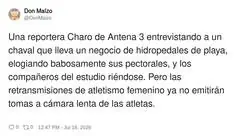 Las prioridades de la tele espa&ntilde;ola resumidas en un tuit