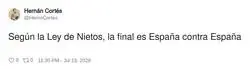 Espa&ntilde;a vs Espa&ntilde;a ser&aacute; el partido m&aacute;s confuso de la historia