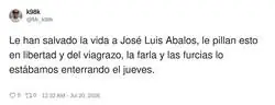 De buena se ha libardo Don Jos&eacute; Luis Abalos