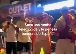 Celebrando con una rumba sin destrozar media ciudad, sin quemar veinte calles y sin obligar a los negocios locales a montar barricadas como si fuera una pel&iacute;cula de guerra. Espa&ntilde;a