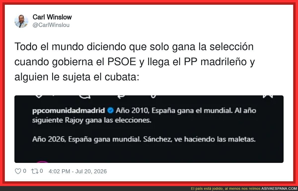 Politizando ando una vez m&aacute;s
