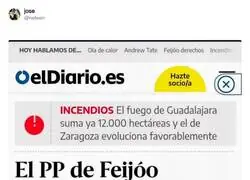 Mientras arde Guadalajara, el PP: "y si hablamos de recortes sociales?"
