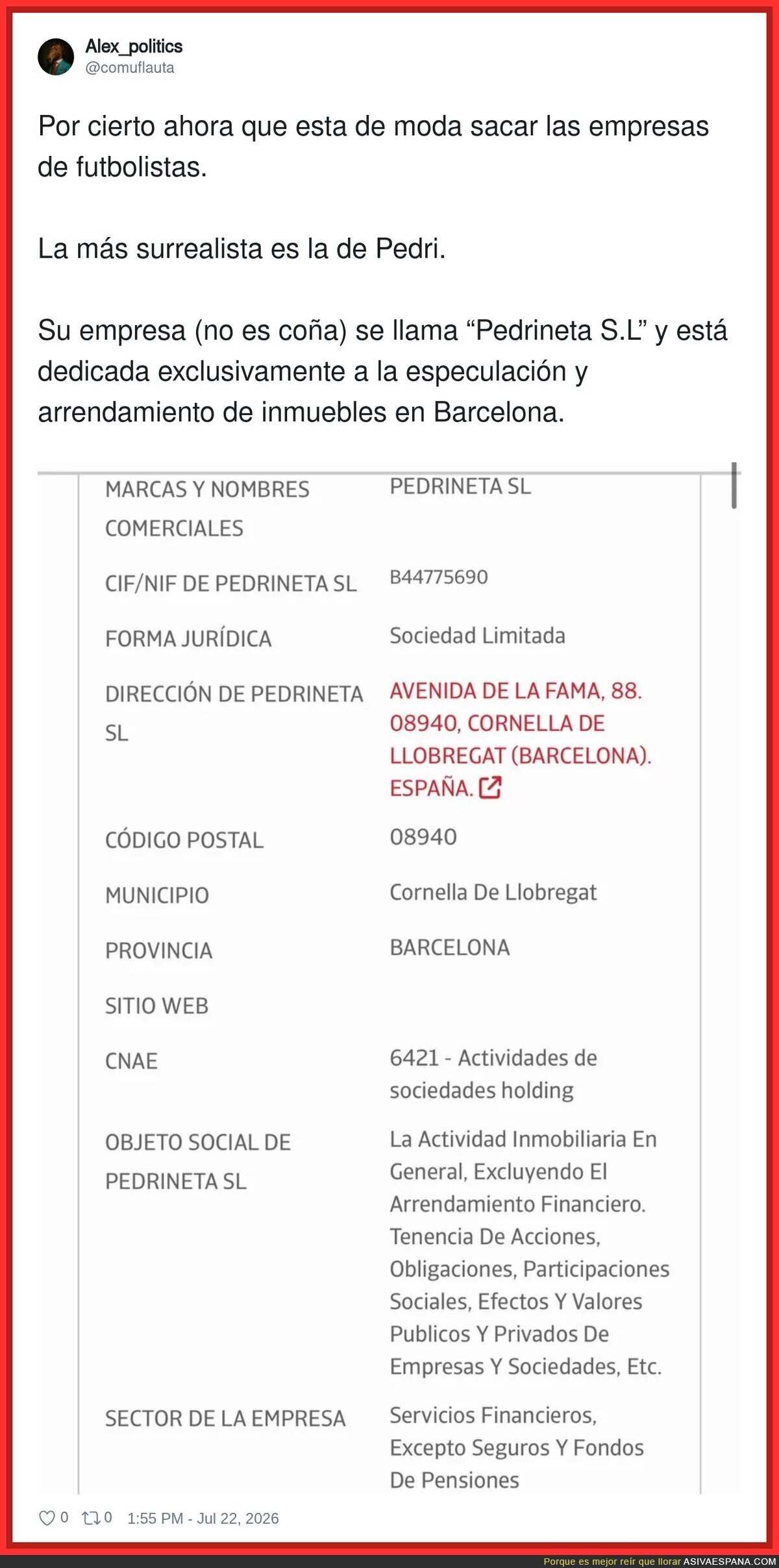 Oh sorpresa, la gente invierte en inmuebles