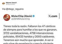 Ni celebrar saben, dice