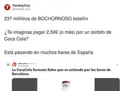 A m&iacute; cuando me sacan la botella peque&ntilde;ita, me levanto y me voy