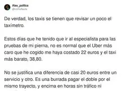La diferencia: que el taxi te roba con m&aacute;s dignidad