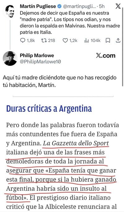 Tu madre patria te dice que recojas tu habitaci&oacute;n, Mart&iacute;n