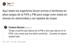 Los ministros argentinos viven en chabolas