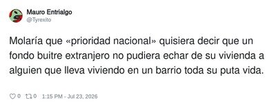 Ah&iacute; s&iacute; estamos de acuerdo con la prioridad nacioanl