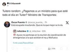 Pagamos a un ministro para que se pase el d&iacute;a en Twitter