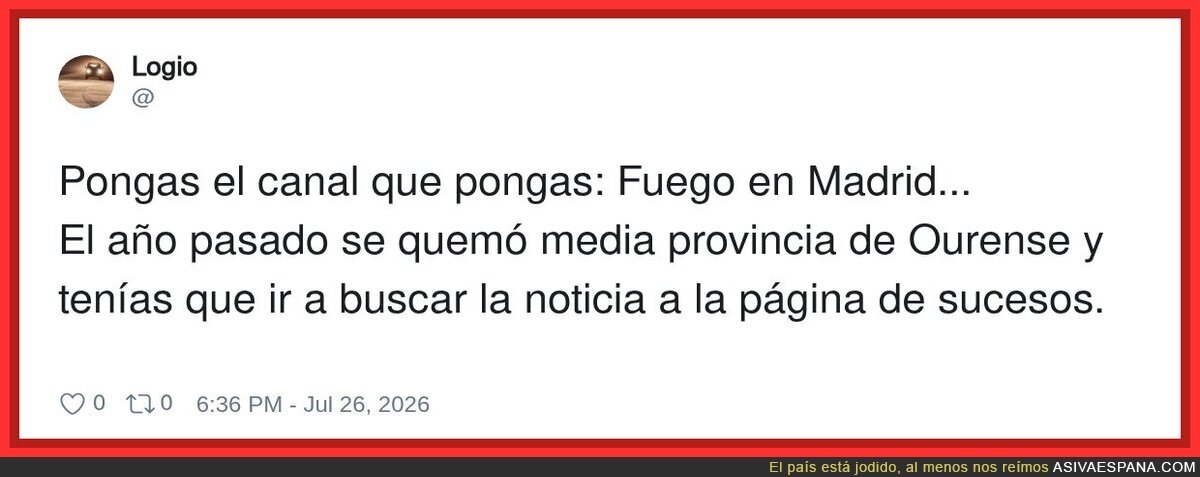Cuando afecta a Madrid... que se entere todo el mundo