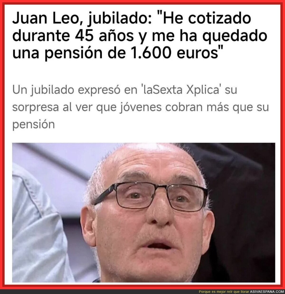 45 a&ntilde;os cotizando para que un influencer gane m&aacute;s en un mes que yo en toda mi vida