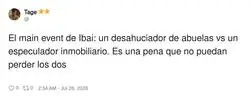 Menuda gentuza en la Velada