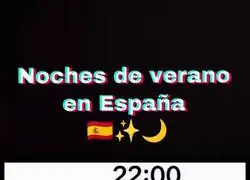 Noches de verano en Espa&ntilde;a