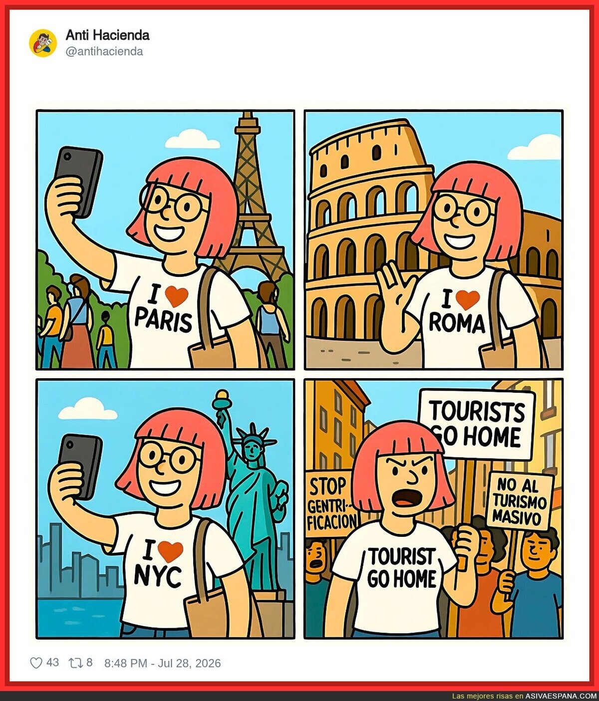En el extranjero s&iacute;, en mi ciudad, no