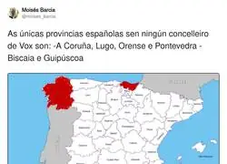 Vox: el &uacute;nico partido que consigue que hasta Galicia le diga que no