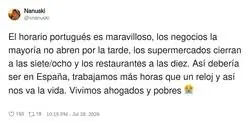 B&aacute;sicamente, Portugal nos est&aacute; haciendo un favor mientras nosotros aqu&iacute; molidos a curro