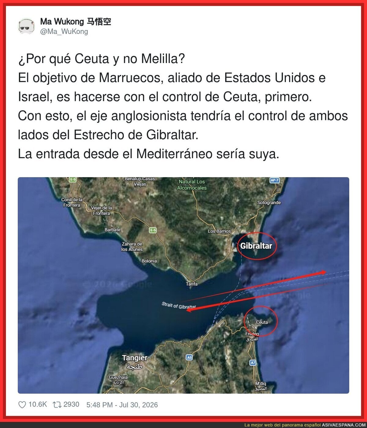 ¿Por qué Ceuta y no Melilla?