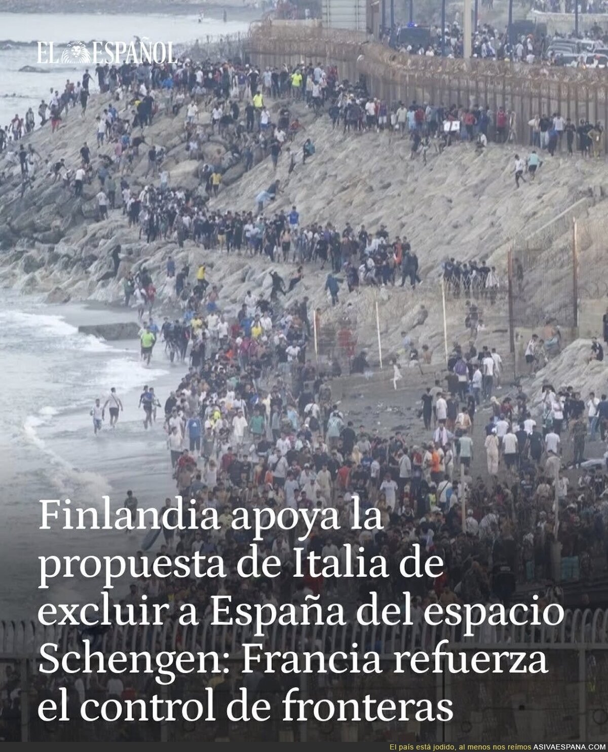 Cuando tienes el &uacute;nico gobierno que defiende la inmigraci&oacute;n ilegal y el tr&aacute;fico de personas, pasan estas cosas