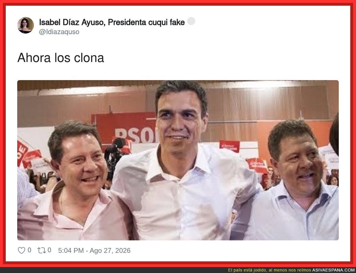 Pedro es Dios, ahora los clona