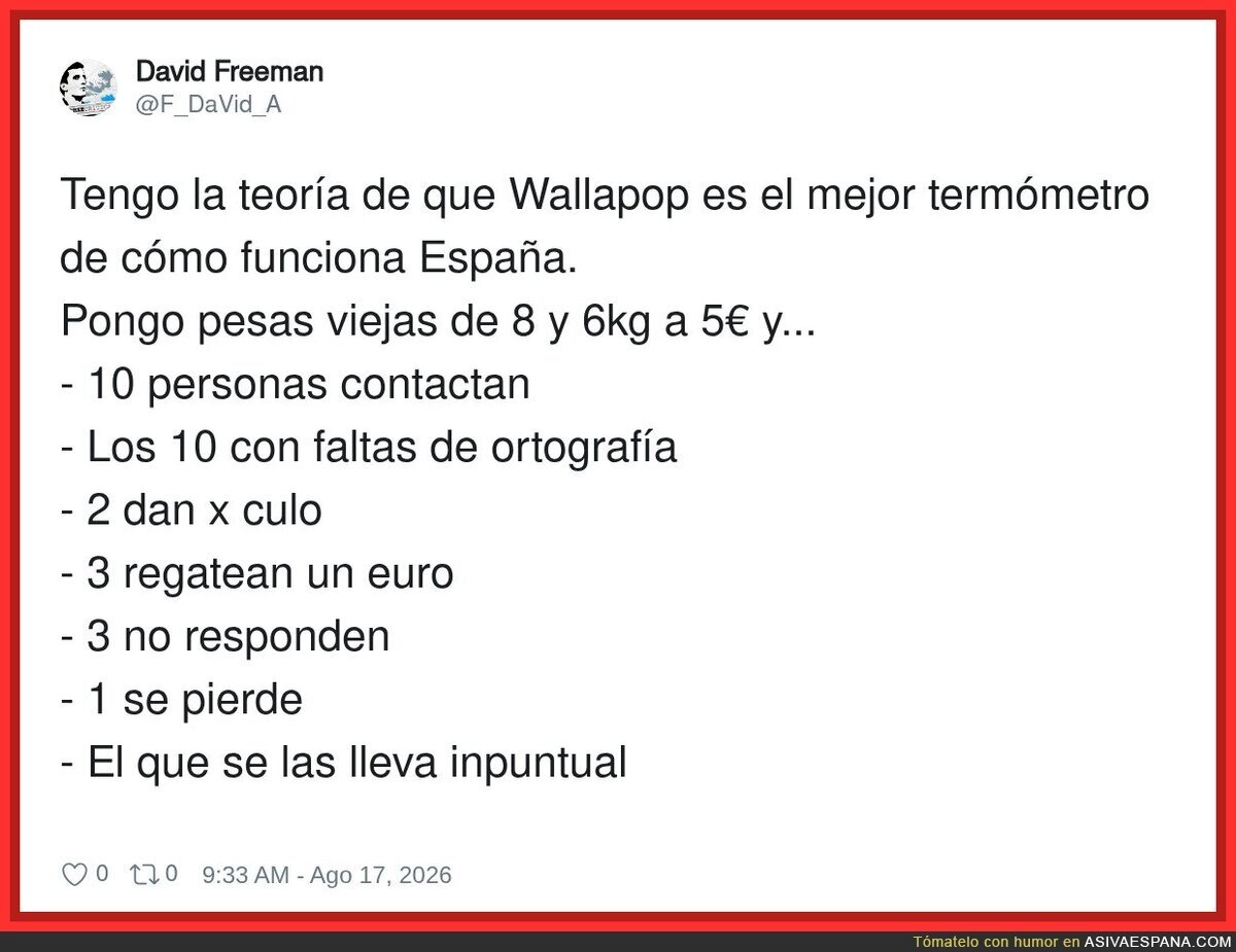 Wallapop es Espa&ntilde;a en estado puro