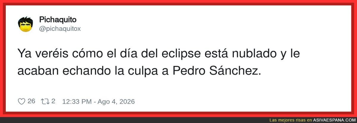 Algo pasar&aacute; el d&iacute;a del eclipse