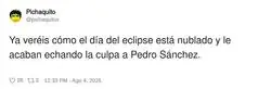 Algo pasar&aacute; el d&iacute;a del eclipse