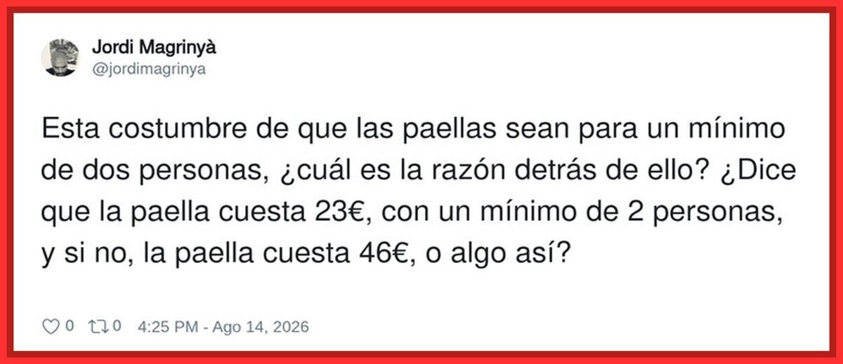 Otra estafa aceptada