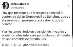 A saber qu&eacute; se encontr&oacute; personal que P.S. sea la p*ta de Marruecos y no pare de dar concesiones