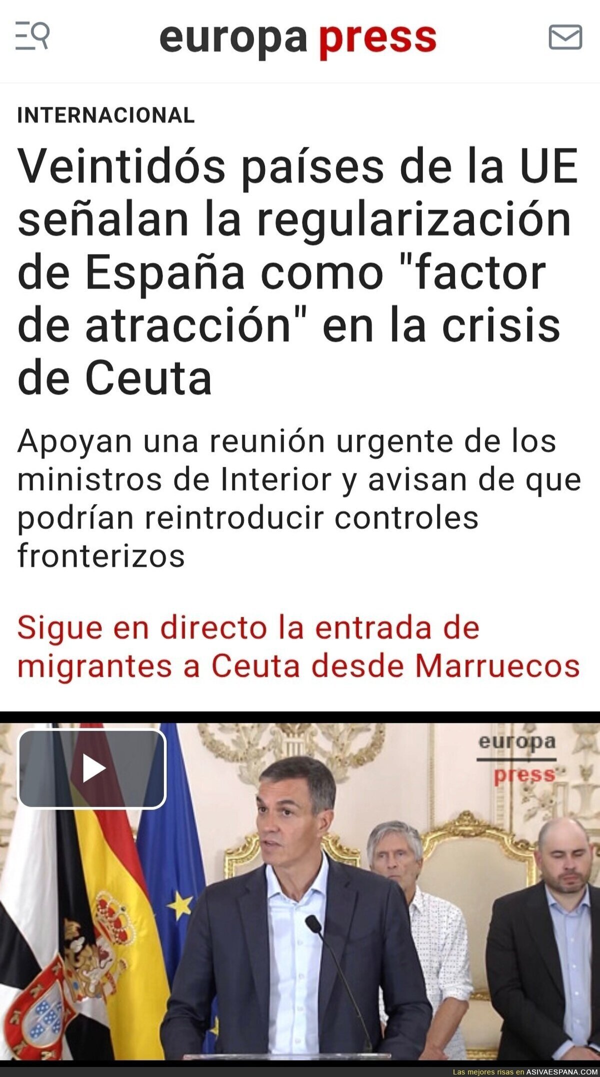 Qui&eacute;n iba a pensar que regalar papeles a m&aacute;s de un mill&oacute;n de solicitantes iba a causar un efecto llamada? Solamente se pod&iacute;a esperar si tienes dos dedos de frente