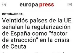 Qui&eacute;n iba a pensar que regalar papeles a m&aacute;s de un mill&oacute;n de solicitantes iba a causar un efecto llamada? Solamente se pod&iacute;a esperar si tienes dos dedos de frente