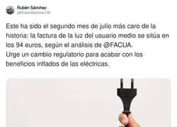La luz: el &uacute;nico lujo que ahora me puedo permitir es apagar la bombilla