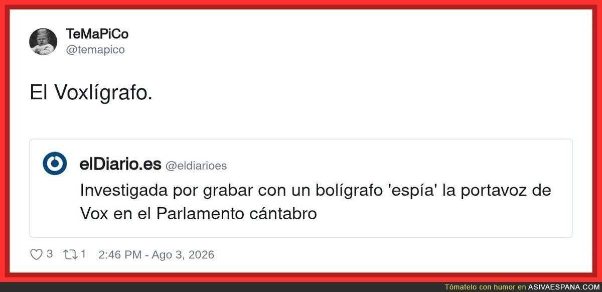 Vox intentando ser discreto y fallando como un alcalde en Twitter