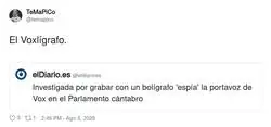 Vox intentando ser discreto y fallando como un alcalde en Twitter