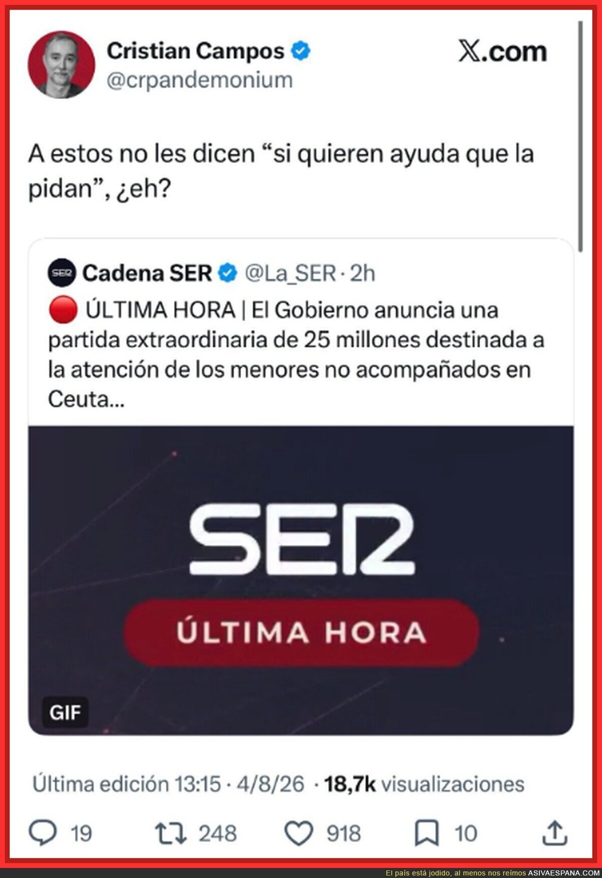 Y 25 milloncitos m&aacute;s para Marruecos