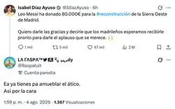 Messi pagando los muebles a Aysuo