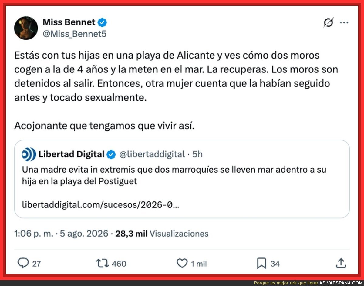 Todo muy normal, sí