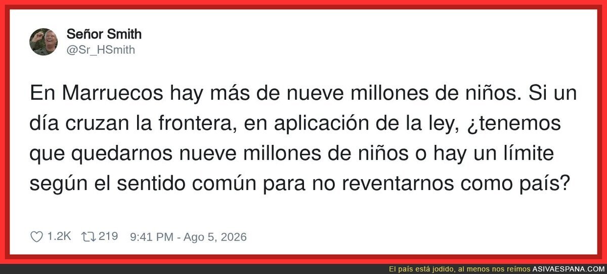 9 millones de críos más y todo se arregla solo
