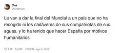Espa&ntilde;a: limpiando el desastre ajeno mientras otros se llevan la copa