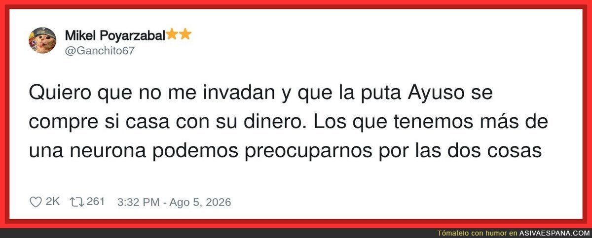 Se pueden querer las 2 cosas y no pasa nada, ni PP ni PSOE