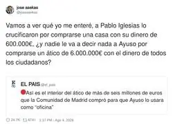 Ayuso tiene mejor gusto que Pablo Iglesias