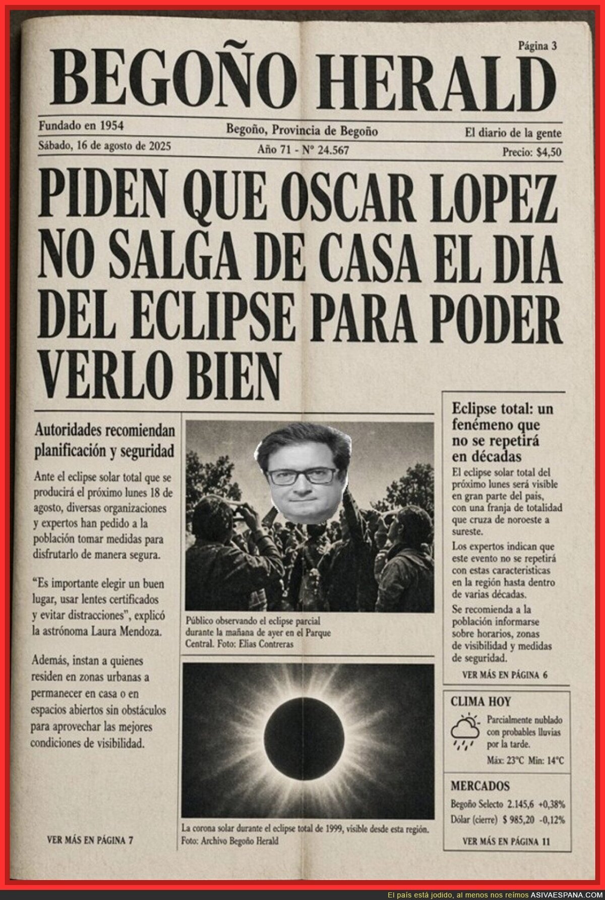 Haría un favor a la patria