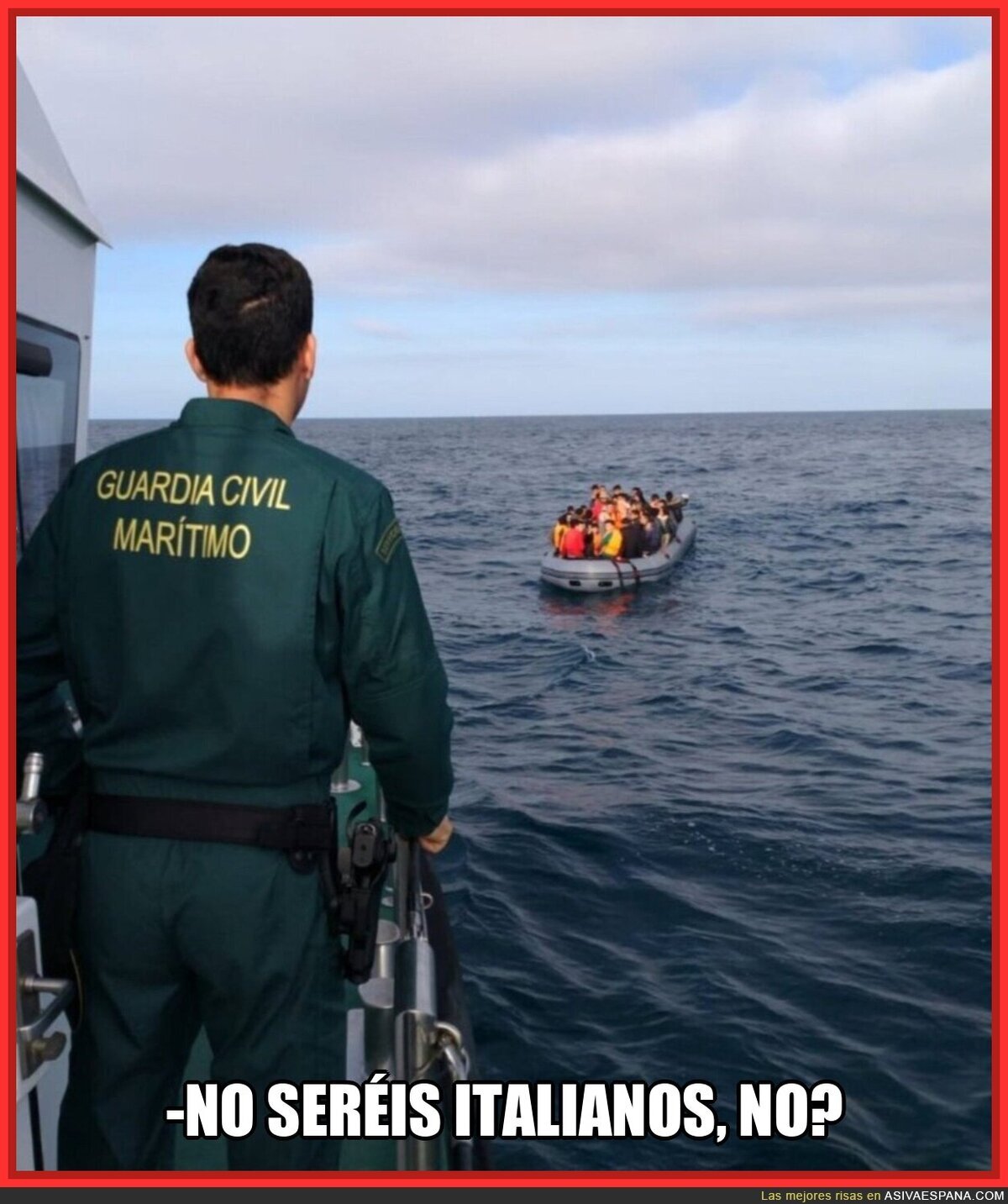 Los italianos no pueden pasar
