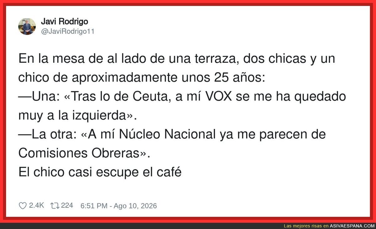 Cuando tu grupo de amigos se vuelve pol&iacute;tico y t&uacute; solo quer&iacute;as caf&eacute; en paz