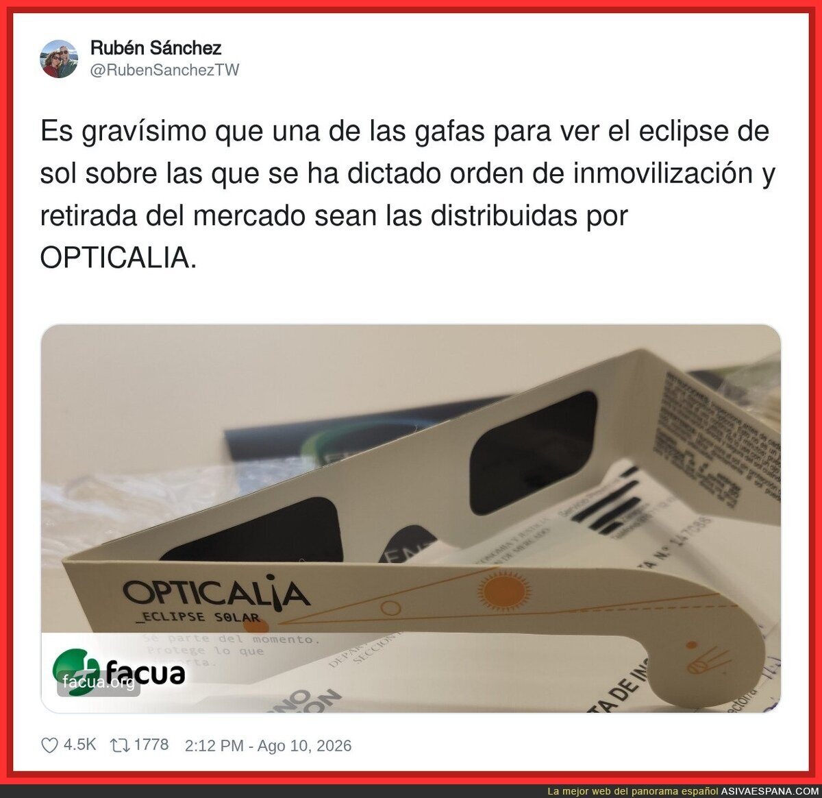 No me sorprende, estamos en España