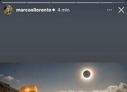 Marcos Llorente sigue con sus magufadas, ahora toca el eclipse