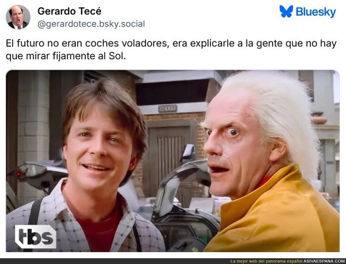 En 2026 hay que explicar lo de no mirar al eclipse sin protecci&oacute;n. Que venga ya el meteorito